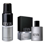 Combo Kevin Fragancia Metal Desodorante + Perfume Hombre