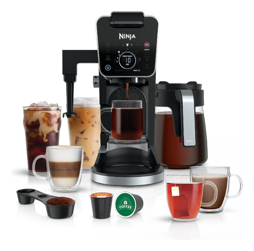 Cafetera Ninja Dualbrew Goteo De 12 Tazas De Capsulas Cfp301