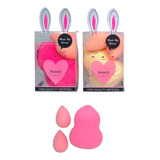 2u Kits Esponja Maquillaje Beauty Blender + Mini Esponjas 