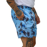 Short Bermuda Masculina Tactel  Praia Floral Academia Verão