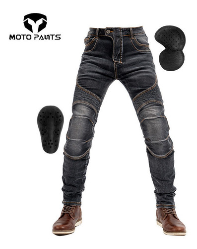 Motopants Pantalones Vaqueros De Moto Pantalones De Kevlar A