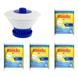 Flutuador De Piscina + 4 Tabletes De Cloro Penta 200g