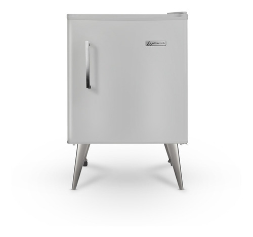 Heladera Minibar 50 L Ultracomb Vintage Gris Plata Ct