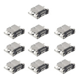 10 Piezas De Repuesto B, Conector Micro Usb Hembra, Puerto S