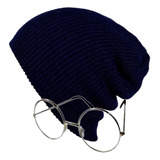 Combo Gorro Tuka Long Beani + Gafas Redondas Moda Unisex