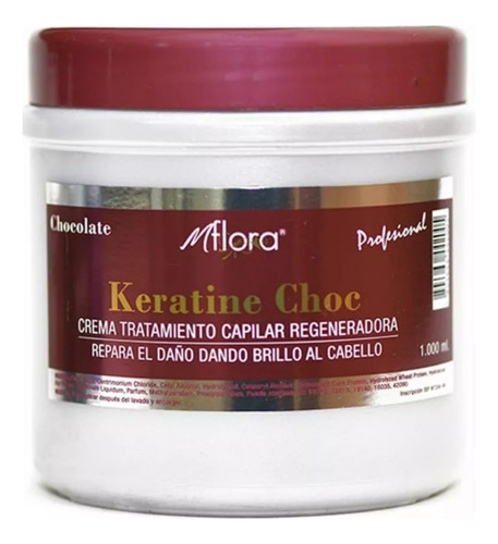 Pack X 6: Keratine De Chocolate  Profesional 1000 Ml