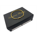 Pulseira Masculina Cordão Banhado A Ouro 18k