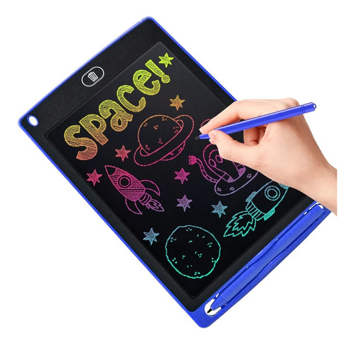 Pizarra Magica Tableta Digital 8,5 Pulgadas Trazo Multicolor