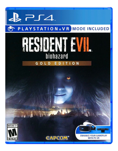 Resident Evil 7 Gold Edition Ps4 Mídia Física Com Vr Mode 