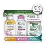 Pack Garnier  2 Agua Micelar + Crema Aloe Hidratante 50ml