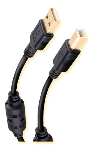 Paq Con 2 Cable Steren P/impresora Usb-476 1.8m