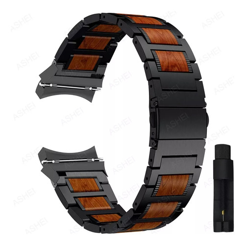 Correa De Madera Para Samsung Galaxy Watch 4 Y 6 Cl Strap