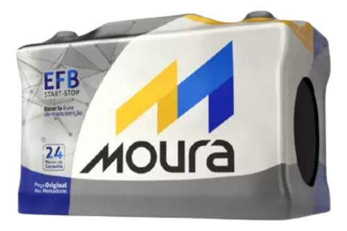 Bateria De Carro Mf80cd Moura 80ah Start-stop Efb