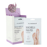 Caja 10 Mascarillas Para Pies Lavanda Flamenco