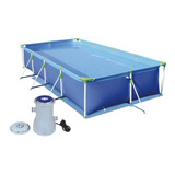 Kit Piscina Premium 5000 L Estruturada Bomba Filtro Mor