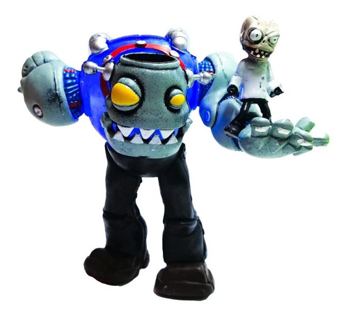 Plantas Vs Zombies Figura: Dr. Zombie Con Luz Articulado