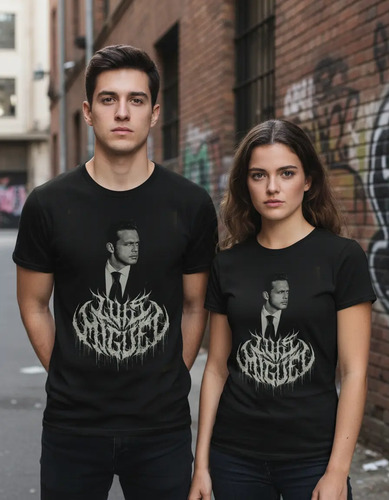 Playera Luis Miguel Heavy Metal T-shirt Unisex