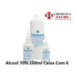 Álcool Etílico Hospitalar 70% 1000ml Caixa Com 4