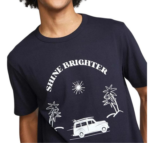 Camiseta Hering Masculina Manga Curta Estampada