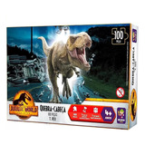 Quebra Cabeça Infantil T-rex Jurassic World 100 Pçs