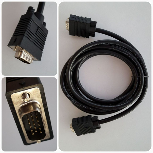 Cable Vga 1.8mts Macho Kworld Monitor Pc Proyector