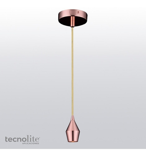 Socket Colgante Decorativo Oro Rosa E27 Tecnolite 
