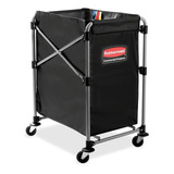 Rubbermaid Negro Organizador Plegable Carrito Cesta