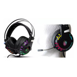 Head Set Gamer Usb Led Rgb Microfone Dobravel Pronta Entrega