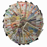 50 Billetes Del Mundo Antiguos Salen Al Azar