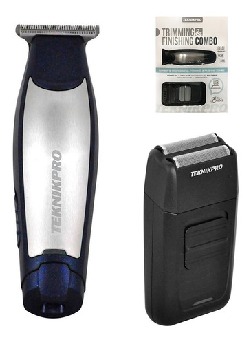 Kit Finish Afeitadora Shaver Fading + Patillera Teknikpro   