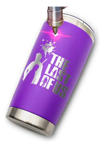 Termo Yite Morado 500 Ml Diseño The Last Of Us Ellie Y Joel