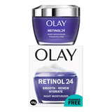 Olay Crema Hidratante De Noche Retinol 24 + Péptidos 48g