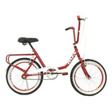 Bicicleta Tipo Monareta Antiga Retro Vintage Rma Exclusiva Cor Vermelho