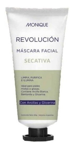 Mascara Facial Secativa Piel Grasa Revolución Monique Arnold