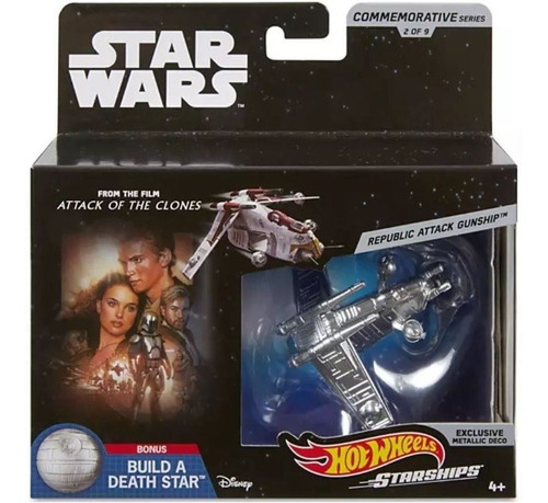 Hot Wheels Star Wars Commemorative Series Republic Attack Gu