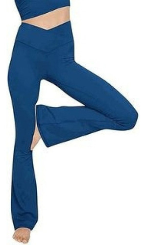 Pantalones De Yoga Casuales De Color Sólido Ajustados