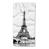 Hgod Toallas De Mano De La Torre Eiffel, Vintage Francés Par