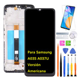 Pantalla Lcd Para Samsung A03s A037u Original Con Marco