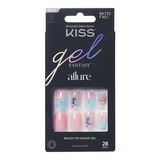 Uñas Glue-on Kiss Gel Fantasy Allure - Modelo Variation