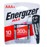 Pilas Aaa Energizer Blister X4 Unidades 