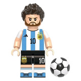 Futbolistas Del Mundial En Figuras De Construcción Messi 