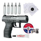 Walther Ppq M2 .177 (4.5mm) 21 Rds Co2 Blowback Pellets Xc