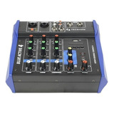 Consola Mixer Potenciada Tecshow Blue Active 4 Usb Bluetoot.