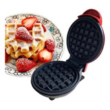 Máquina De Fazer Waffles Elétrica Antiaderente Profissional 