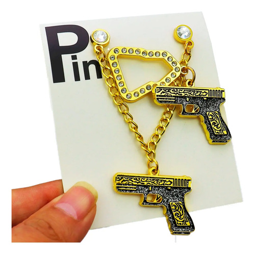 Clip/pin/broche De Metal Armas Accesorio Para Gorra New Era