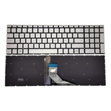 Teclado Plata C/r Hp Pavilion 15-cw 15-cs0001la 15-cs3012la