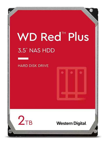 Hd Wd Red Plus Nas 2tb Para Servidor 3.5  - Wd20efpx