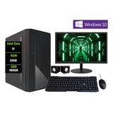 Computador Completo Core I5 16gb Ssd 480gb Monitor 19 10 Pró