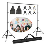 Portafondos Fotográfico Ajustable Profesional Portátil 2x3m