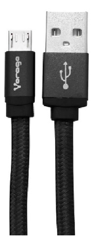Cable Usb Vorago Cab-113 Usb A Micro Usb Resistente Nylon Color Negro